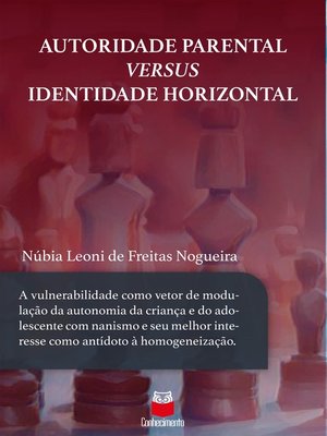 cover image of Autoridade parental versus identidade horizontal